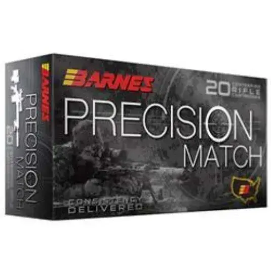 Barnes Bullets 30848 Precision Match 5.56x45mm NATO 85 gr OTM Boat Tail 20 Round Box