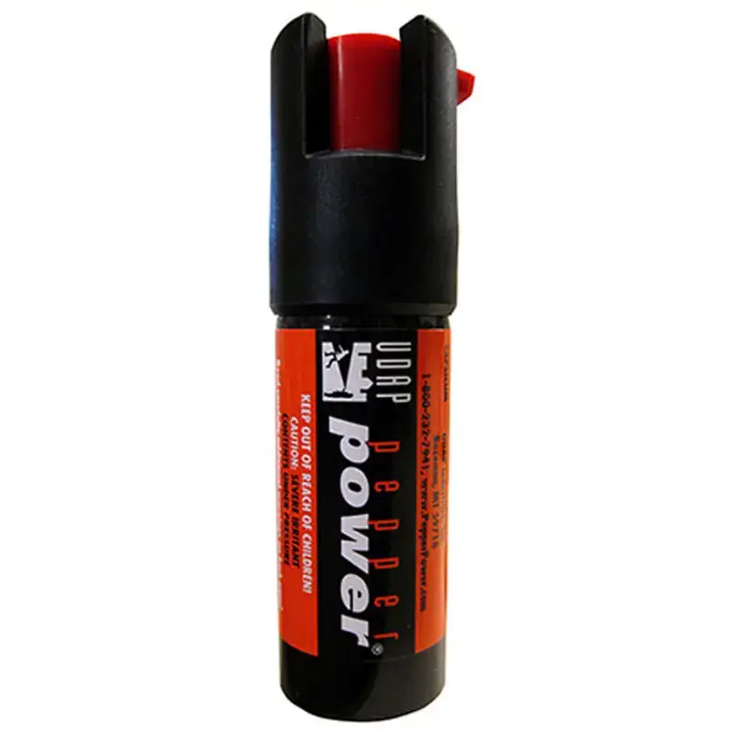 UDAP 2VC Pepper Spray Stream Spray .4oz/11g 10 Feet 10% OC Black