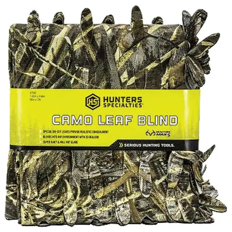 Hunters Specialties 07592 Camo Leaf Blind Realtree Max-5 56"H x 12"L