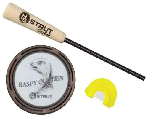 Hunters Specialties 07011 Raspy Old Hen Wild Turkey Glass Call