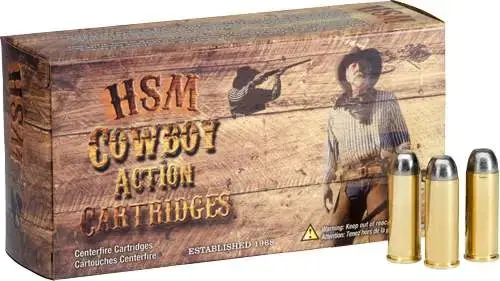 HSM 32402N Cowboy Action 32-40 Win 170 gr Round Nose Flat Point (RNFP) 20 Round Box