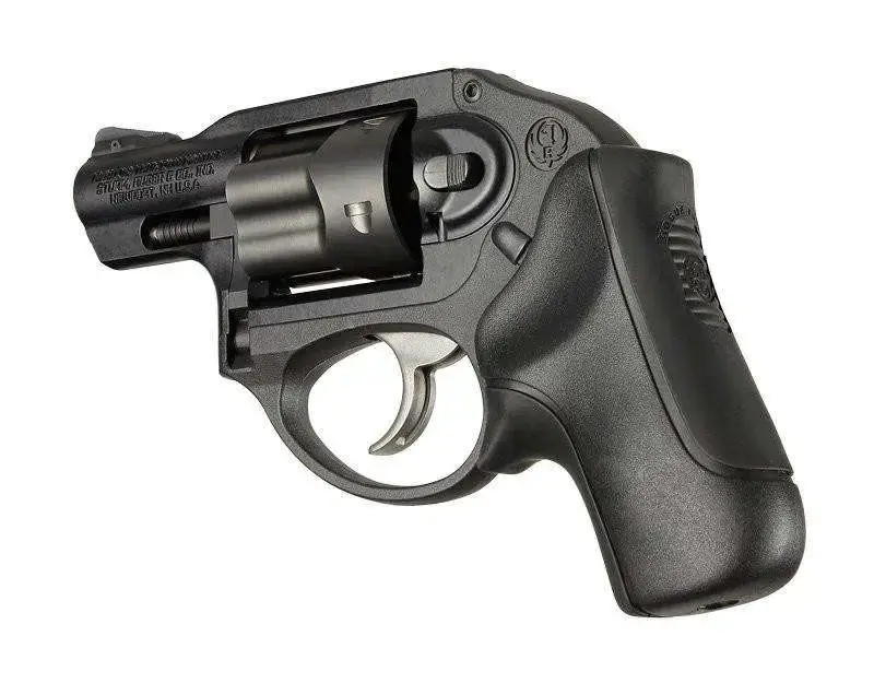 Ruger LCR No Finger Groove Rubber Bantam Boot Tamer Cushion Grip Black