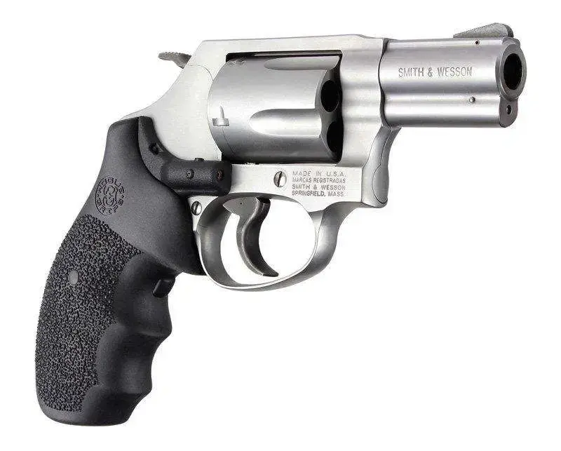 Laser Enhanced Grip Red Laser - S&W J Frame Round Butt Rubber Monogrip Black