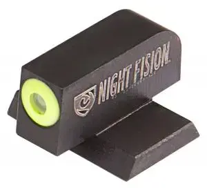 Night Fision CNK025001YGX Night Sight Front Square Top Century Canik TP9SFx/TP9SFL Green Tritium w/Yellow Outline Black