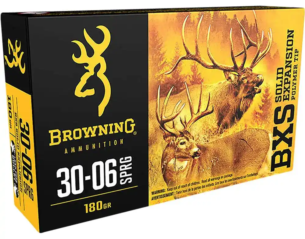 Browning Ammo B192430061 BXS 30-06 Springfield 180 gr Terminal Tip 20 Round Box