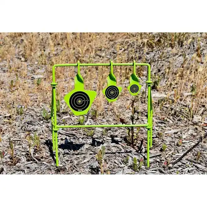 SME SMEST22FLD Spinning Target .22 Cal-Rifle or Handgun Steel Bullseye
