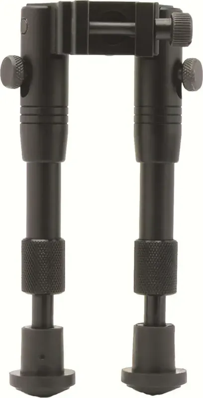 SME SMEBP Shooting Bi-Pod 6"-7" Black Aluminum with Swivel Stud Rail Attachment