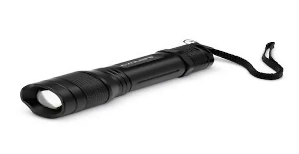 Cyclops CYCTF1500 Tactical Flashlight 1500 Lumens LED Aluminum Black AAA