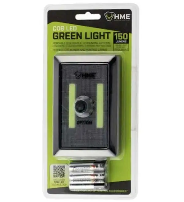 HME COBGWS Wall Switch 200 Lumens LED ABS Plastic Green AAA