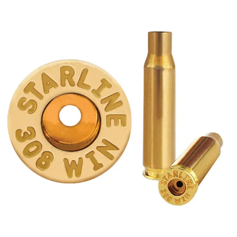 Starline Brass STAR308EINEU Rifle 308 Win/7.62x51mm NATO Unprimed Brass 50 Per Bag