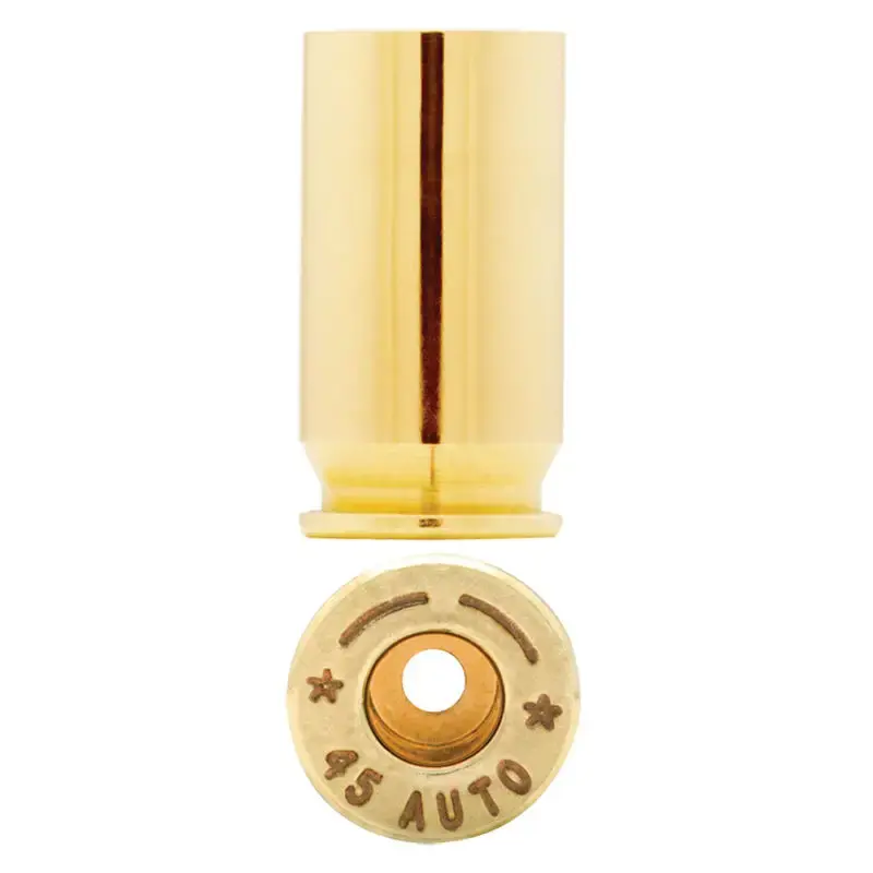 Starline Brass STAR45AEUP10 Handgun 45 ACP Unprimed Brass 100 Per Bag