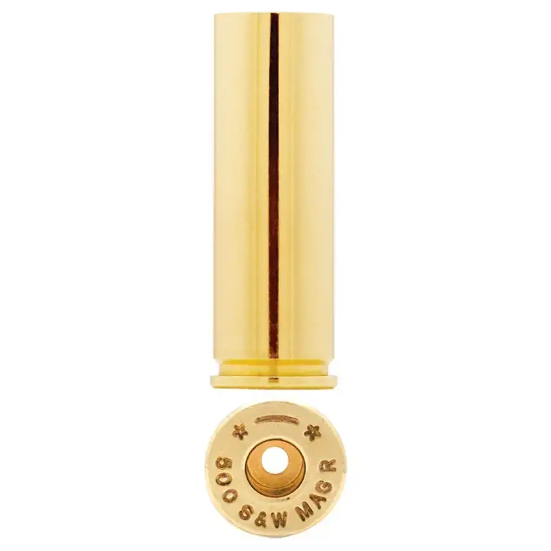 Starline Brass STAR500SWEUP Handgun 500 Smith & Wesson Magnum Unprimed Brass 50 Per Bag
