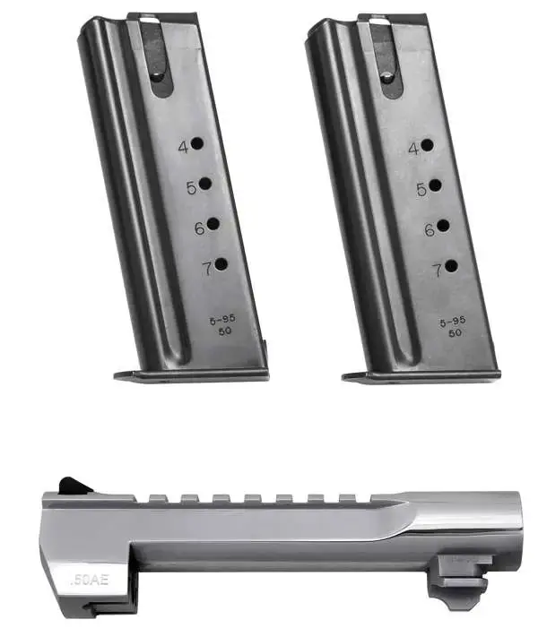 Magnum Research BMCP506PC Desert Eagle Mark XIX Barrel 50 Action Express 6" Polished Chrome