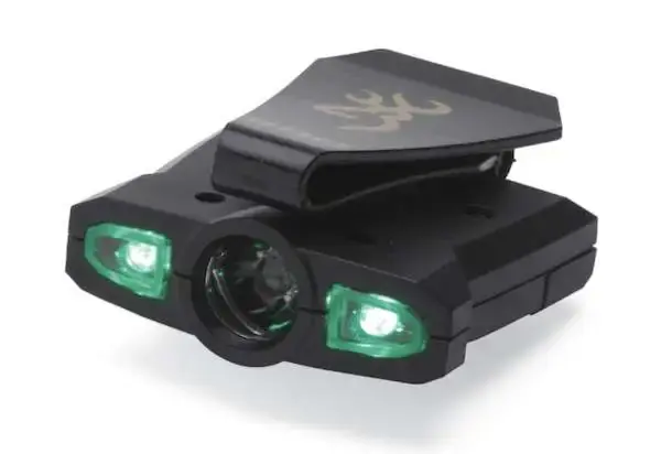 Browning 3715099 Night Seeker Pro Cap Light 60 Lumens AAA (1) Black