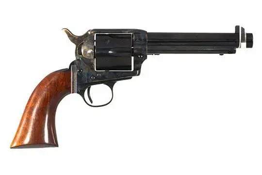Taylors and Company 555121 1873 Cattleman 45 Colt (LC) 6 Round 4.75" Nickel Walnut Grip