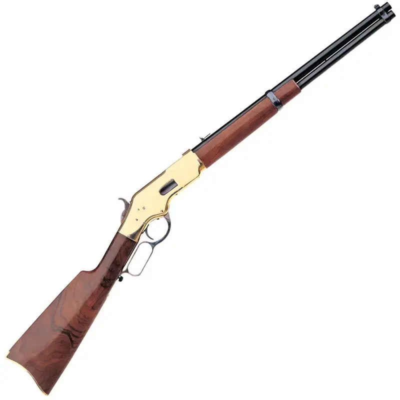 Taylors and Company 202A 1866 Yellowboy Carbine 45 Colt (LC) 10+1 19" Walnut Brass Right Hand