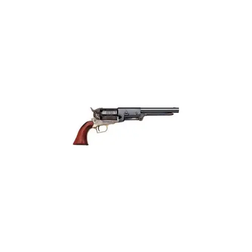 Taylors and Company 500A 1847 Walker Break Open 44 Cal Striker Fire 9" 6rd Color Case Hardened Frame Blued Barrel & Cylinder Walnut Grip