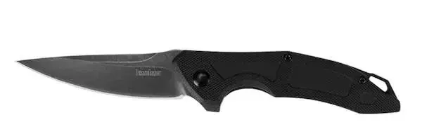 Kershaw 1170 Method 3" Drop Point Plain Black Oxide 8Cr13MoV SS G10 Black Handle Folding