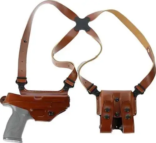 Galco MC820 Miami Classic Shoulder System Tan Leather Sig P320 Right Hand