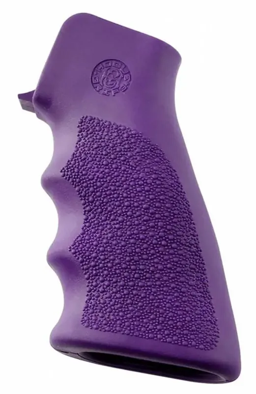 AR-15/M-16 Rubber Grip with Finger Grooves Purple