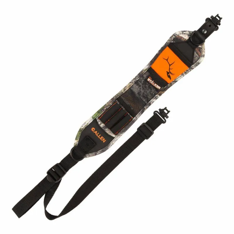 Allen 8690 Hypa-Lite Bull Stalker Sling with Swivels 1" W x 20.75" L Adjustable Mossy Oak Mountain Country Hypalon for Rifle
