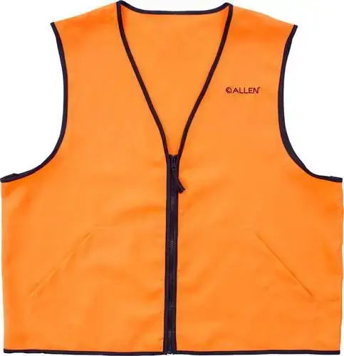 Allen 15766 Deluxe Hunting Vest Large Orange Polyester