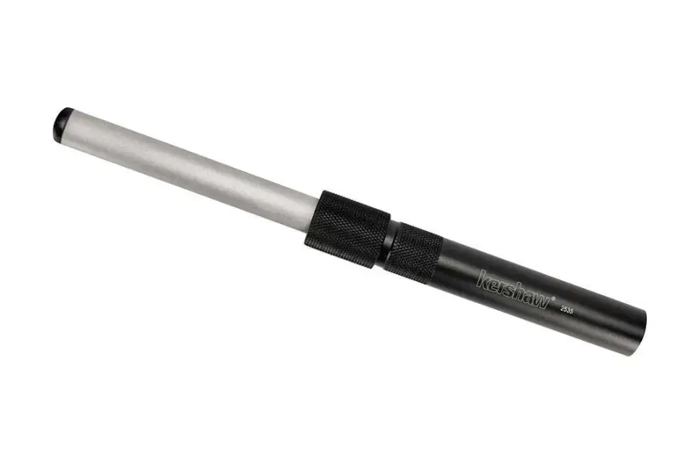 Kershaw 2535 Ultra-Tek Blade Shapener Fine Diamond, Anodized Aluminum Black Handle