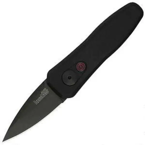 Kershaw 7500BLK Launch 4 1.90" Spear Point Plain DLC Black CPM 154 Black Anodized Aluminum Handle Folding