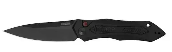 Kershaw 7800BLK Launch 6 3.75" Drop Point Plain DLC Black CPM 154 Black Anodized Aluminum Handle Folding