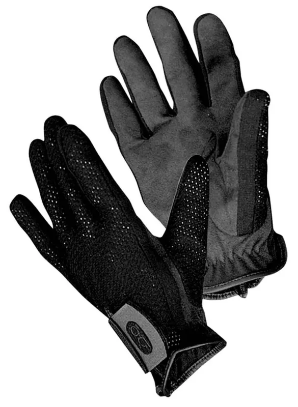 Boyt Harness 10537 Shotgunner Glove Black Elastic Body w/Suede Palms Medium