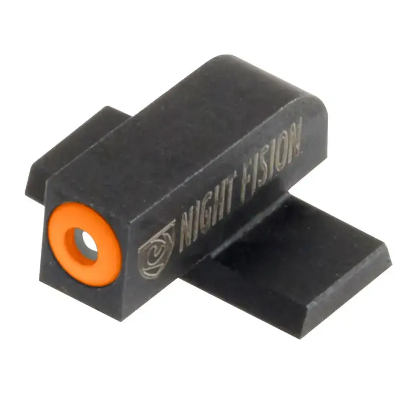 Night Fision SPR225001OGX Night Sight Front Square Top Sprgfld XD, XD-M, XD-M2, XD-S, XD-E Square Green w/Orange Outline Black
