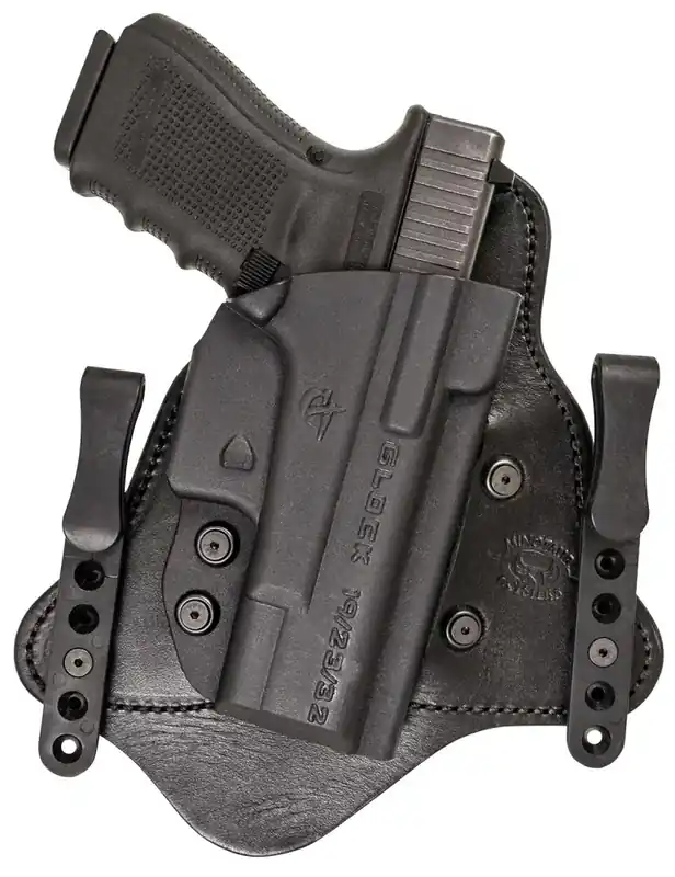 Comp-Tac MTAC Premier Black Kydex Holster w/Leather Backing IWB Sprgfld XD-S 3.3" Right Hand