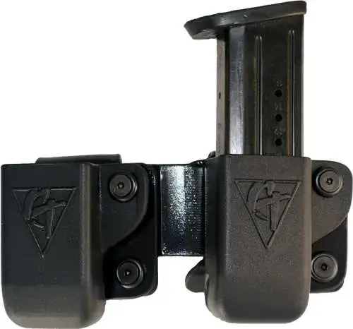 Comp-Tac Twin Mag Pouch Fits Sig P229/320 9mm Luger/40 S&W Kydex Black