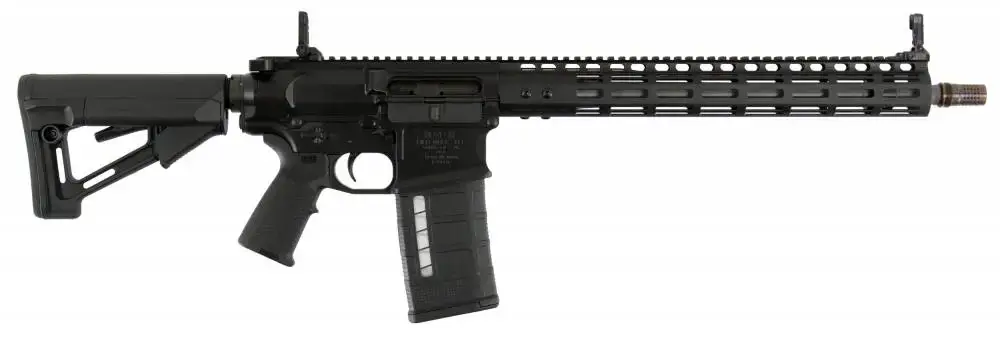 Noveske 02000332 N6 Gen III 308 Win,7.62x51mm NATO 16" 25+1 Black Cerakote Adjustable Magpul STR Stock