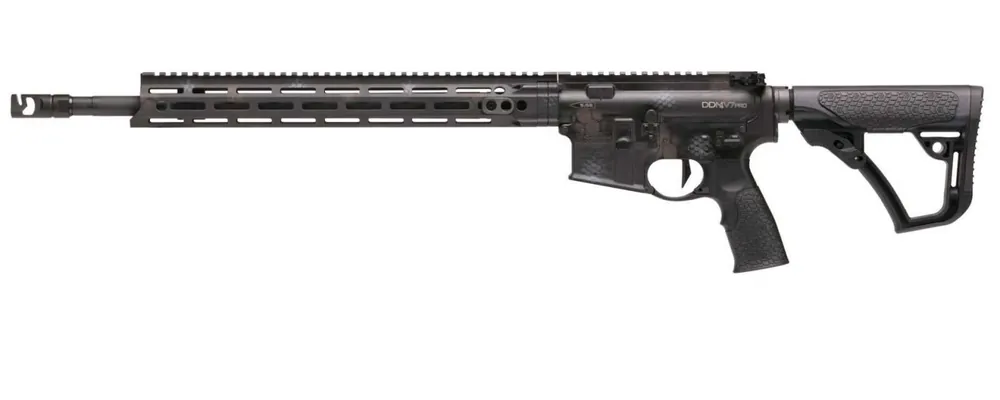 Daniel Defense 0212802364055 DDM4 V7 Pro *CA Compliant 5.56x45mm NATO 18" 10+1 Rattlecan Cerakote 6 Position w/SoftTouch Overmolding Stock