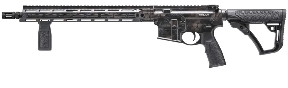 Daniel Defense 0212802267055 DDM4 V7 *CA Compliant 5.56x45mm NATO 16" 10+1 Rattlecan Cerakote 6 Position w/SoftTouch Overmolding Stock