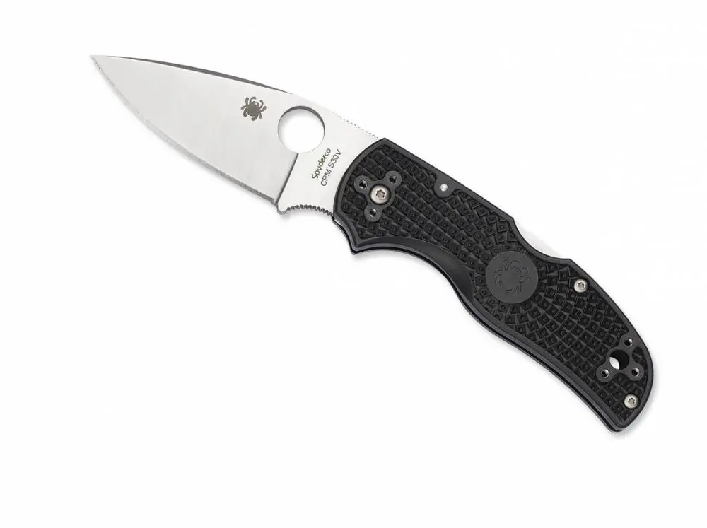 Spyderco C41PBK5 Native 5 Lightweight 2.95" CPM-S35VN Full-Flat FRN Black Handle Folding