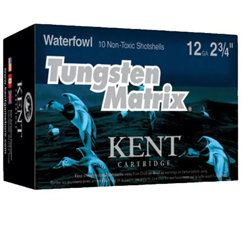 Kent Cartridge C123NT425 Tungsten Matrix 12 Gauge 3 1-1/2 oz 5 Shot 10 Round Box