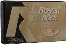 RIO AMMUNITION RB129 Royal Buck 12 Gauge 2.75" Buckshot 9 Pellets 00 Buck Shot 5 Bx/ 50 Cs
