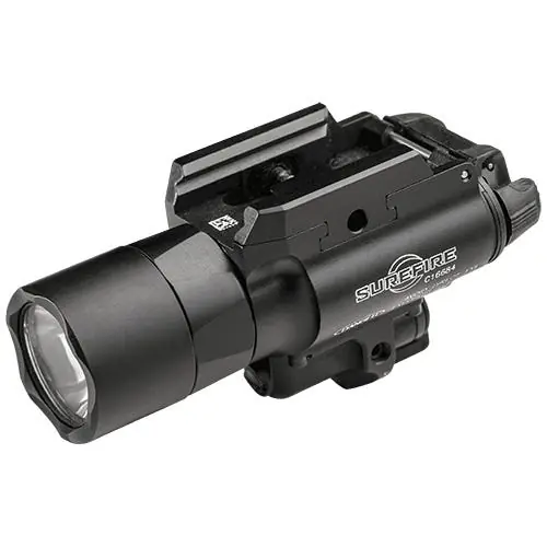 DEDICATED FOR MASTERFIRE RDH, X400 ULTRA, 6V, UNIVERSAL/PICATINNY THUMBSCREW RAIL MOUNT, 1,000 LUMENS, 635 nM RED LASER, BLACK, Z-XBC PUSH/TOGGLE SWITCH