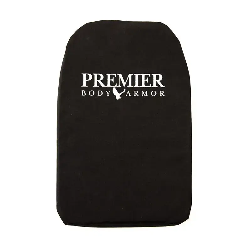 Premier Body Armor BPP9005 Backpack Panel Universal Body Armor Level IIIA 10x12 Kevlar Core w/500D Cordura Shell Black