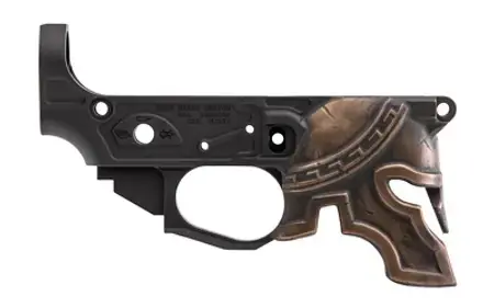 Spikes STLB610PH Rare Breed Spartan Painted AR Platform Multi-Caliber Black Hard Coat Anodized