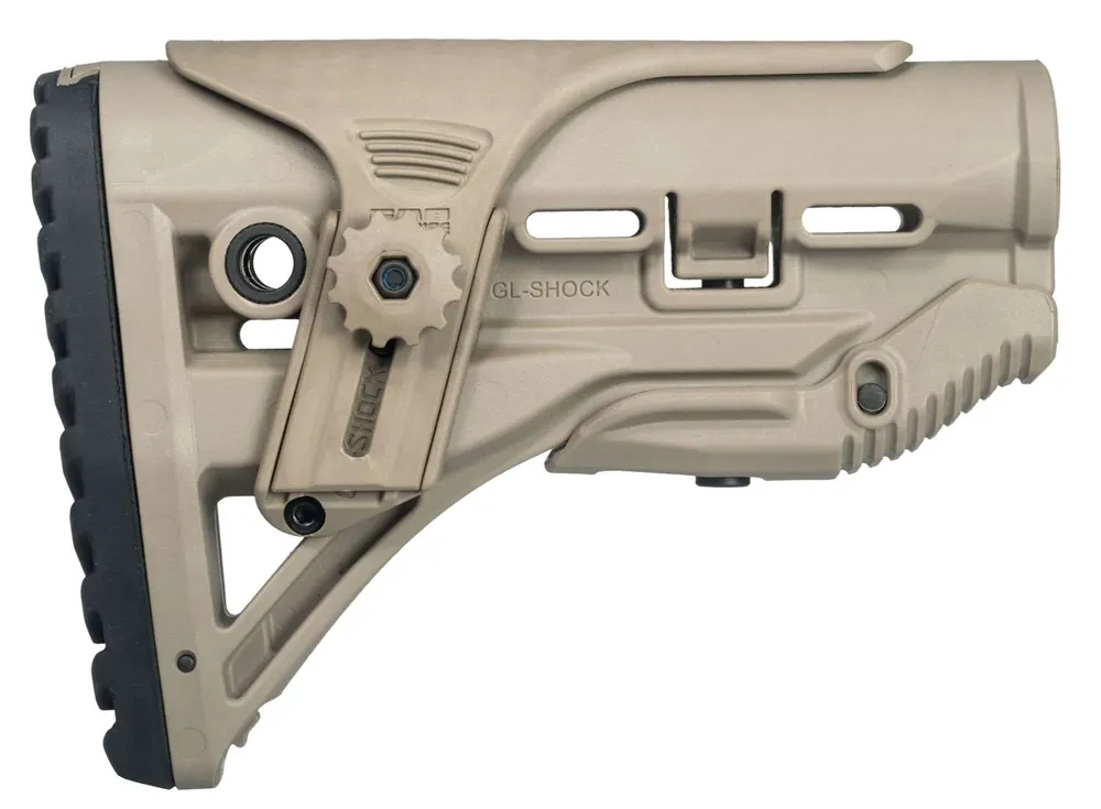 FAB Defense FXGLSHOCKCP GL-Shock AR15/M4 Flat Dark Earth Synthetic