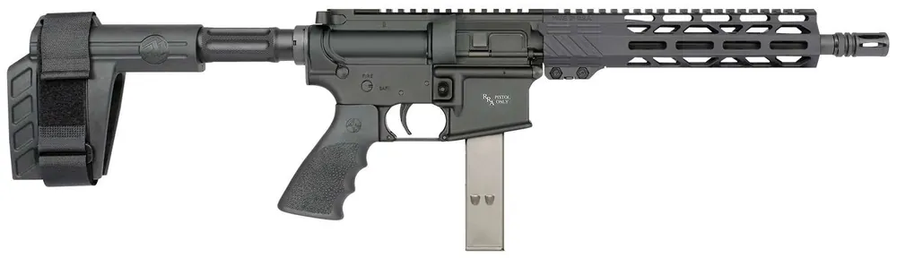 Rock River Arms 9MM2142 LAR-9 A4 Pistol 9mm Luger 10.50" Black Hogue Rubber Arm Brace