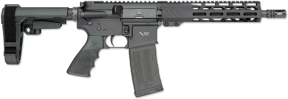 Rock River Arms AR2142 LAR-15 A4 223 Rem,5.56x45mm NATO 10.50" 30+1 Black SB Tactical Arm Brace Stock Black Hogue Rubber Grip