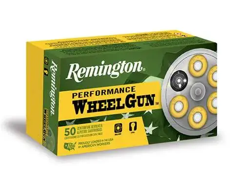 Remington Ammunition RPW38S5 Performance WheelGun 38 Special 158 gr Lead Round Nose (LRN) 50 Round Box