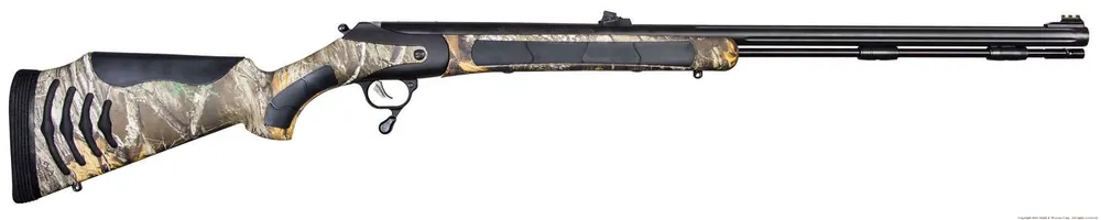 T/C Arms 12275 Triumph Bone Collector 50 Cal 28" 209 Primer Blued Weather Shield Realtree Edge Synthetic Stock