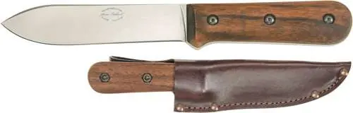 Ka-Bar BK62 Becker Kephart 5.13" Drop Point Plain 1095 Cro-Van Walnut Handle Fixed