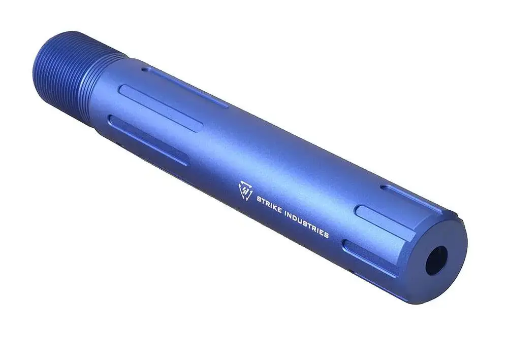 Strike ARCARPRESLICKBLU Receiver Extension Tube AR Pistol Platform Blue Anodized Aluminum AR Carbine