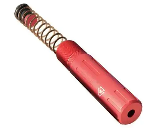 Strike ARSPRESLICKRED Buffer Tube AR Pistol Platform Red Anodized Aluminum Handgun